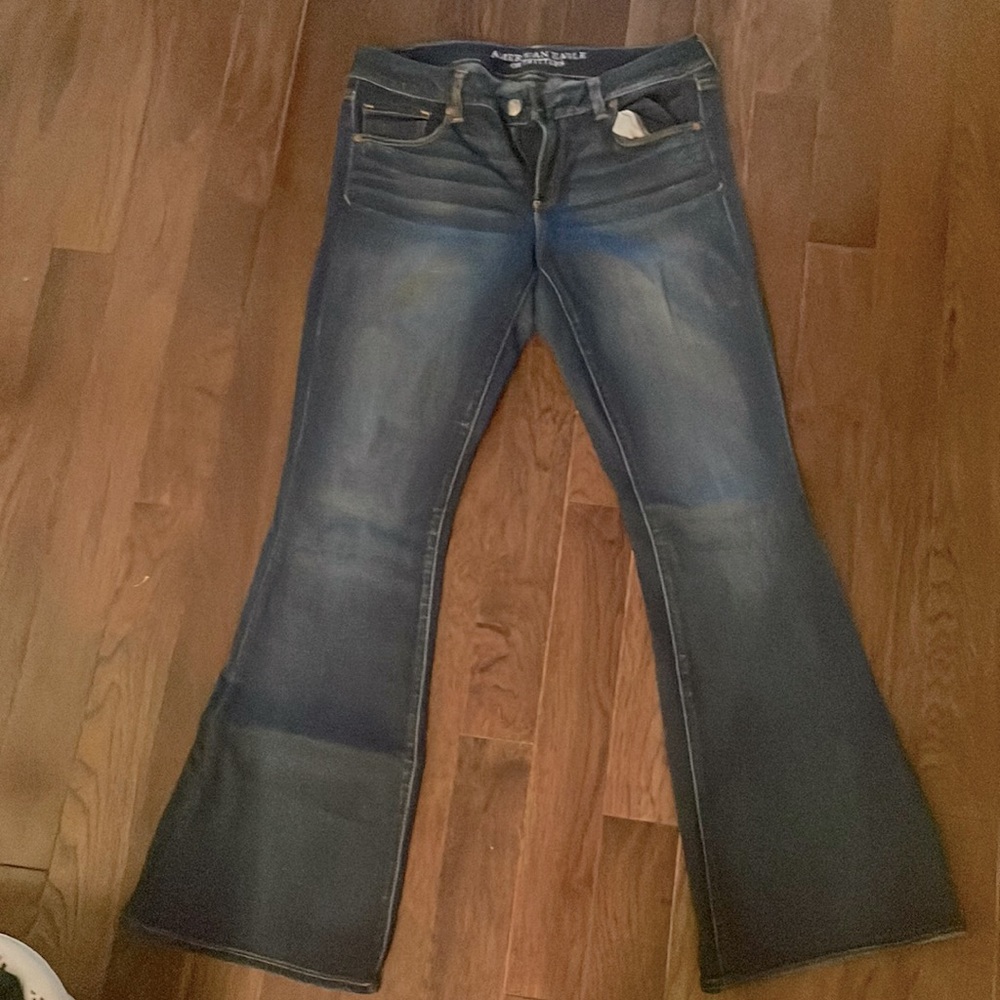 American Eagle mid-rise flare jeans